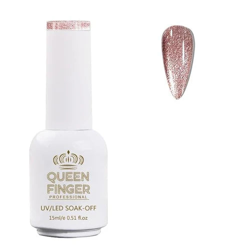 NP01 QUEENFINGER Gel Nail Polish 1 Pcs 15ml Soak Off Spring Gel Polish Nail Art Manicure Salon DIY Gel Nail Design Decoration at Home Uv Nail Lamp Needed