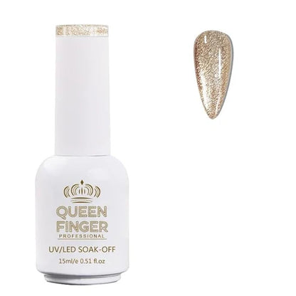 NP01 QUEENFINGER Gel Nail Polish 1 Pcs 15ml Soak Off Spring Gel Polish Nail Art Manicure Salon DIY Gel Nail Design Decoration at Home Uv Nail Lamp Needed