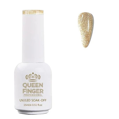 NP01 QUEENFINGER Gel Nail Polish 1 Pcs 15ml Soak Off Spring Gel Polish Nail Art Manicure Salon DIY Gel Nail Design Decoration at Home Uv Nail Lamp Needed