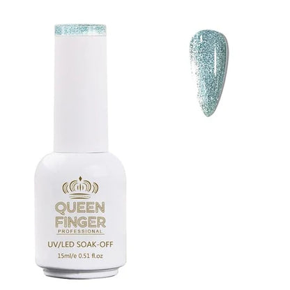 NP01 QUEENFINGER Gel Nail Polish 1 Pcs 15ml Soak Off Spring Gel Polish Nail Art Manicure Salon DIY Gel Nail Design Decoration at Home Uv Nail Lamp Needed