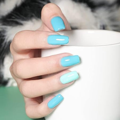 NP02 QUEENFINGER Gel Nail Polish Set - 6 Colors Nude Pink White Brown Cherry Colors Nail Polish For All Seasons Neutral Soak Off LED Lamp Cured Manicure Kit For Nail Art (2,71,79,80,81,83)