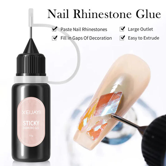 Nail Rhinestone Glue 10g – Strong Adhesive for 3D Nail Art