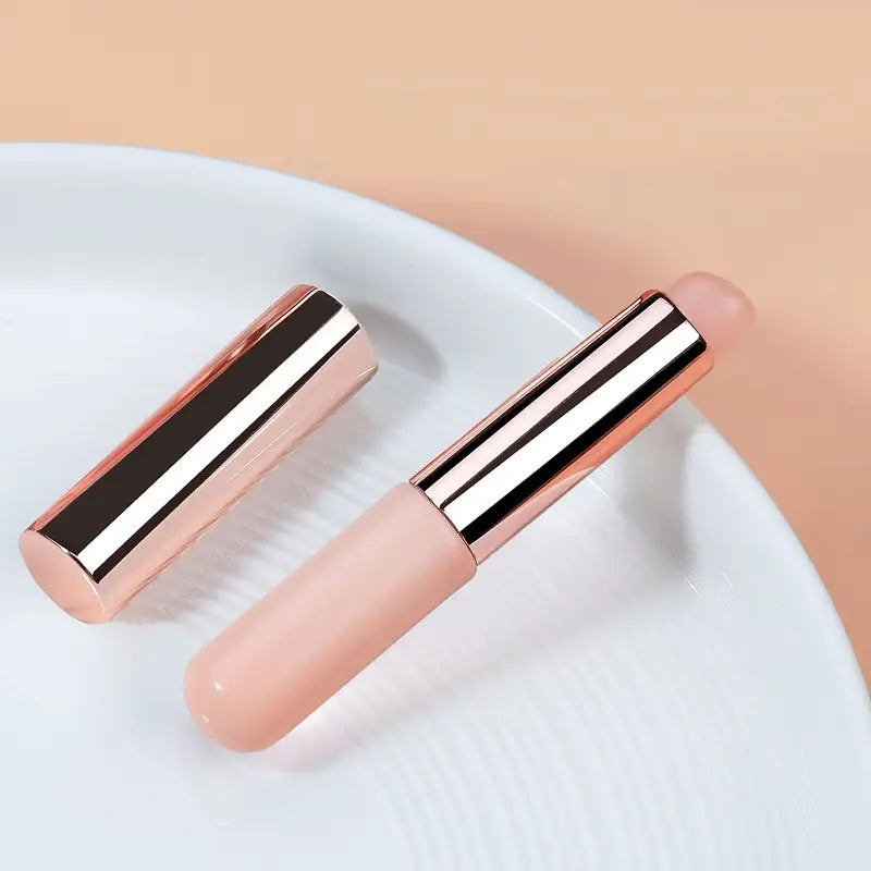 GV736 Silicone Nail Art Brush – Gradient & Smudge Tool with Protective Cover, Portable Manicure Accessory for Hands, Feet & Nails