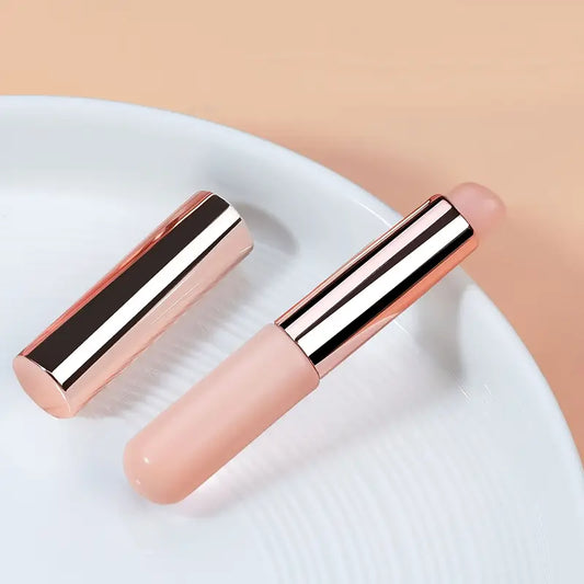 GV736 Silicone Nail Art Brush – Gradient & Smudge Tool with Protective Cover, Portable Manicure Accessory for Hands, Feet & Nails