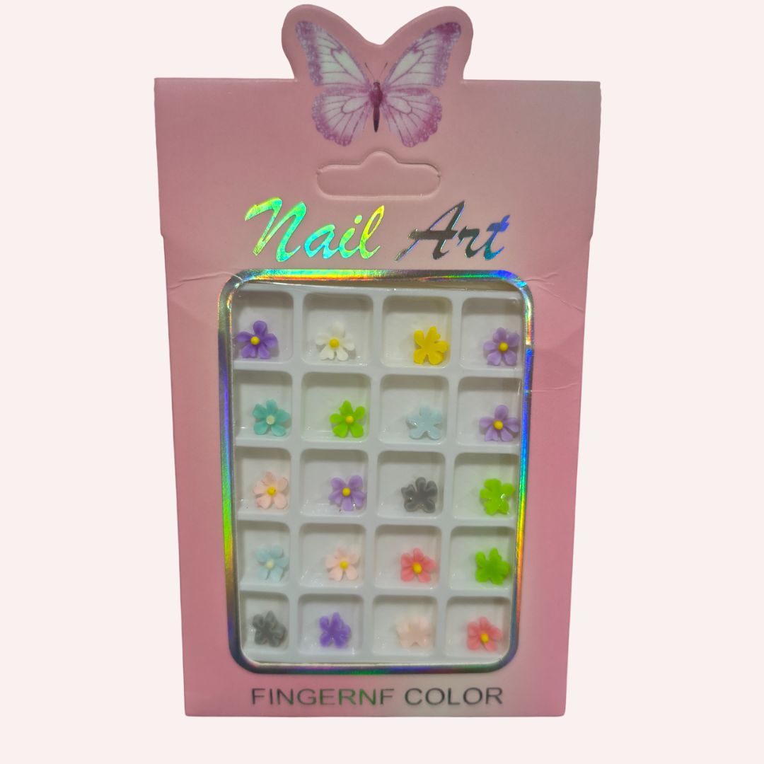 GV723 3D Nail Art Colorful Bow Charms – Acrylic Nail Decorations for Creative Nail Designs