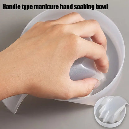 GV741 Professional Nail Art Soaking Bowl: Unscented Nail Polish Tray for Effortless Nail Care