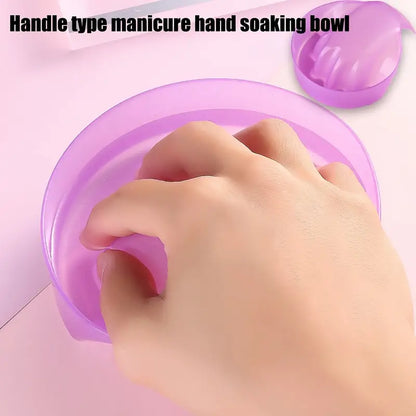 GV741 Professional Nail Art Soaking Bowl: Unscented Nail Polish Tray for Effortless Nail Care