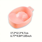 GV741 Professional Nail Art Soaking Bowl: Unscented Nail Polish Tray for Effortless Nail Care