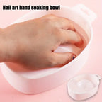 GV741 Professional Nail Art Soaking Bowl: Unscented Nail Polish Tray for Effortless Nail Care