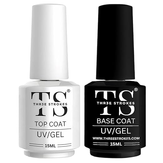No Wipe Gel Top & Base Coat Set 15ML | UV Soak Off