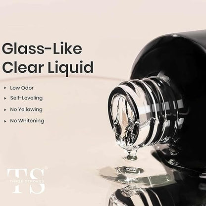 No Wipe Gel Top & Base Coat Set 15ML | UV Soak Off