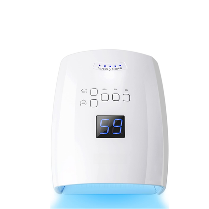 GV1130 Cordless Rechargeable UV LED Nail Lamp S10, Dual Light Source 365+405nm Nail Dryer with 5 Timers, IR Sensor, Low Temperature & High Power Modes for Gel Polish, Manicure & Pedicure