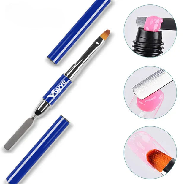 GV955 Vayve Poly Gel Nail Extension Kit – Dual Nail Forms, Nail File & Tool Set