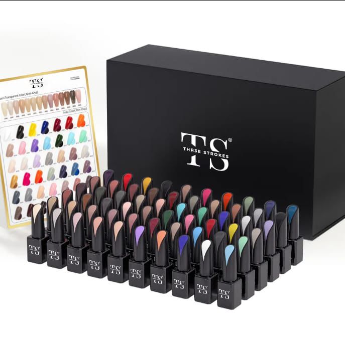 GV182 THR3E STROKES 60 Pcs Classic Series Set 15ml Gel Polish