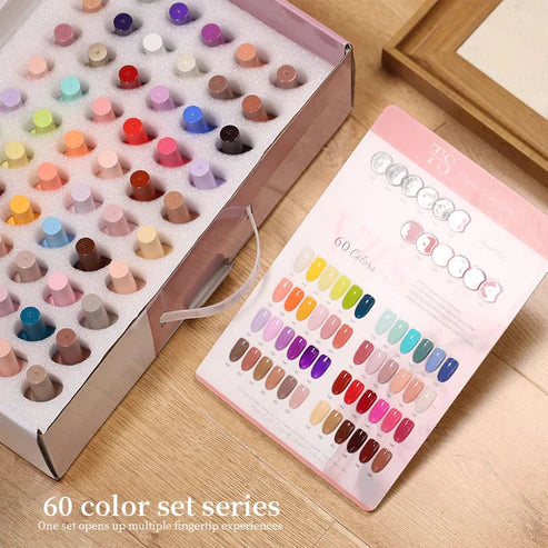 LUX5 Gel Polish Kit – 60 Colors