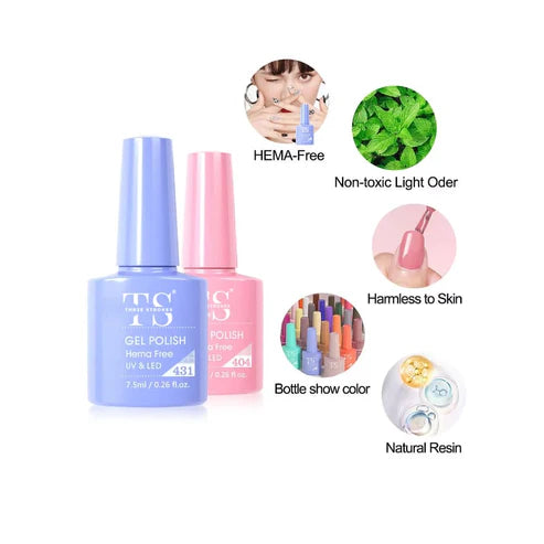 LUX5 Gel Polish Kit – 60 Colors