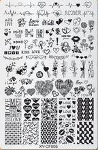 GV732 Floral Nail Stamping Plates – Nail Art Stamp Templates for Creative Manicure Designs (Stamper Free) Pattern may vary