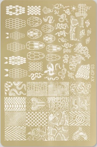 GV732 Floral Nail Stamping Plates – Nail Art Stamp Templates for Creative Manicure Designs (Stamper Free) Pattern may vary