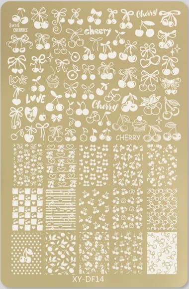 GV732 Floral Nail Stamping Plates – Nail Art Stamp Templates for Creative Manicure Designs (Stamper Free) Pattern may vary
