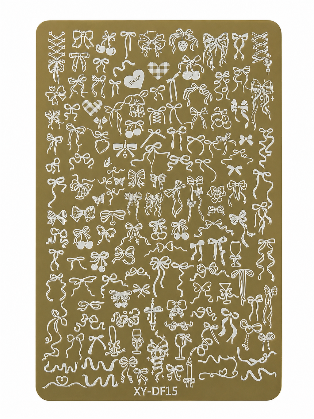 GV732 Floral Nail Stamping Plates – Nail Art Stamp Templates for Creative Manicure Designs (Stamper Free) Pattern may vary