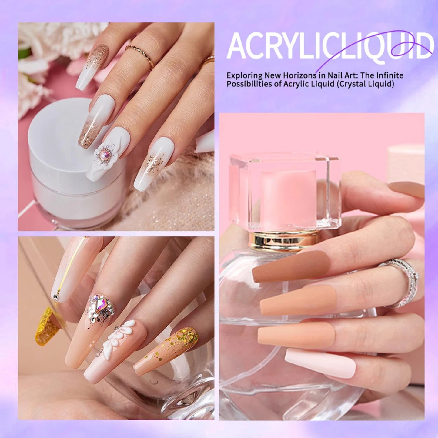 GV1174 Vayve Monomer Acrylic Liquid, 150ml - Professional Acrylic Nail System Liquid Monomer for Acrylic Powder Application, Sculpting & Nail Extensions