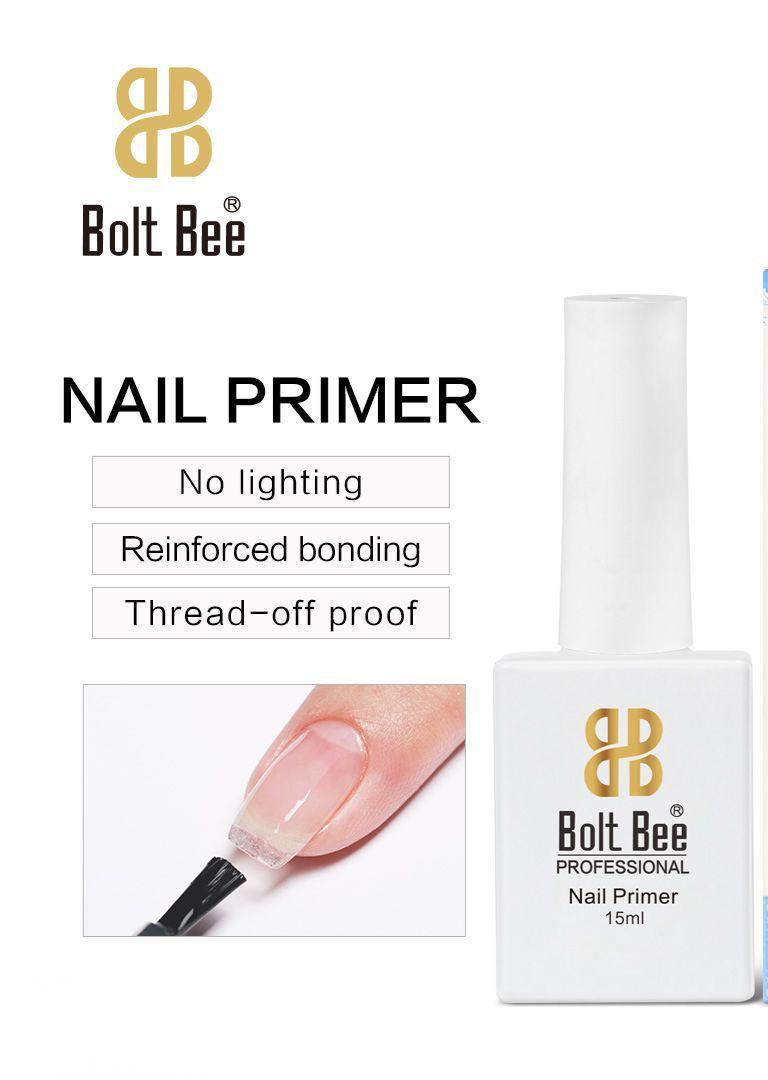 Bolt Bee Nail Primer (15ml) | Non-Acid, Non-Cure Professional Adhesion