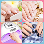 GV1229 THR3E STROKES X5 Professional Gel Polish UV/LED Nail Dryer Lamp - Smart Auto-Sensor Curing Light with Digital LCD Display, 4 Preset Timers & Anti-Glare Eye Protection for Salon Manicures & Pedicures