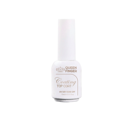GV941 Queen Finger Gel – High Gloss UV/LED Soak Off No Wipe Top Coat for Long Lasting Nail Shine (15ml)