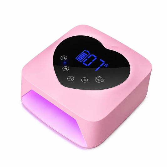 GV1138 UV LED Nail Lamp Cordless 72W Portable Nail Dryer Light Rechargeable UV Light for Gel Nails Polish
