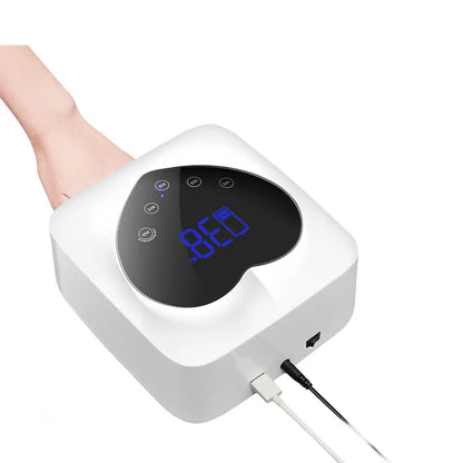 GV1138 UV LED Nail Lamp Cordless 72W Portable Nail Dryer Light Rechargeable UV Light for Gel Nails Polish