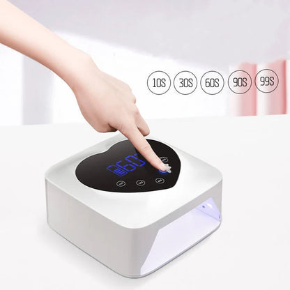 GV1138 UV LED Nail Lamp Cordless 72W Portable Nail Dryer Light Rechargeable UV Light for Gel Nails Polish