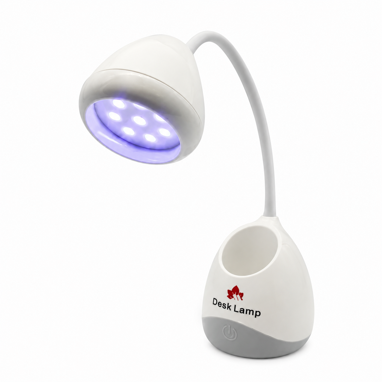 GV1183 36W Lotus UV LED Gel Nail Lamp with Tool Organizer Base – Flexible Gooseneck Curing Light