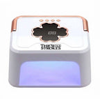 GV1231 2-in-1 LED/UV Professional Nail Lamp (THR3E L1 STROKES - 228W) - High-Power 45-LED Gel Curing Light with Digital LCD Touch Display, Smart Hands Sensor & Low Heat Painless Curing Mode