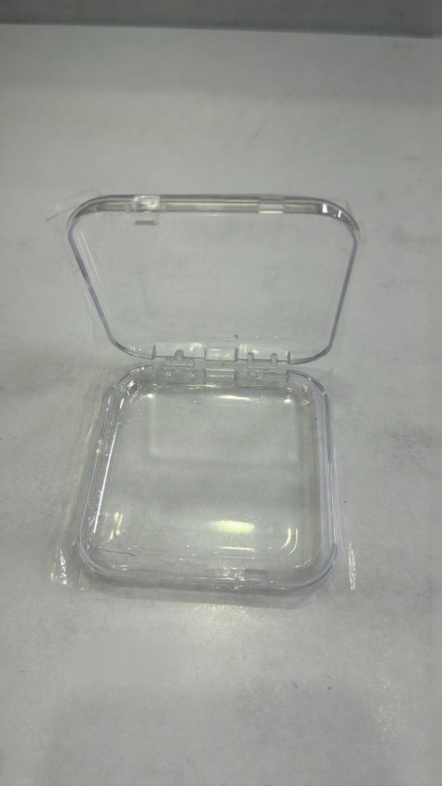 Clear Small Hinged Organizer Box for Beads, Jewelry, & Craft Components