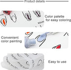 GV244 THR3E STROKES Silicone Training Mat for Perfect Acrylic Nail Application Non Slip, Reusable & Professional Nail Art Tool