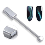 GV256 THR3E STROKES Double-head Magic Magnet Stick For 3D Magnetic Cat Eye Gel Nail Polish Nail Art Manicure Tool (DOUBLE END)