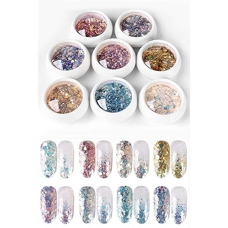 GV294 THR3E STROKES Moonstone Nail Extension Kit - 6 Gel Polishes (7.5ml) | 48V UV Nail Lamp | 500 Stiletto Nail Tips & Rhinestones | Professional Nail Art Tools | Base & Top Coat | DIY & Salon Use (MOONSTONE KIT) (CLUSTER X)