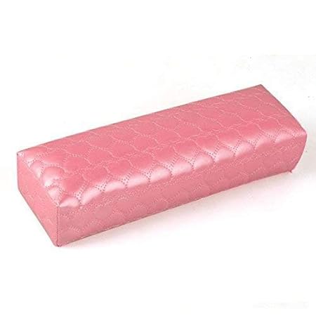GV304 THR3E STROKES Nail Pillow Hand Rest for Nails, PU Leather Nail Armrest Detachable Manicure Hand Pillow Cushion Nail Art Accessories Tool for Nail Art Supplies (Women) (PINK)