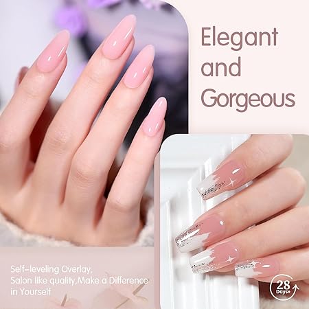 GV317 THR3E STROKES Gel Nail Polish Set - 6 Colors Gel Polish Glitter Gel Polish Sparkle Nail Polish Gel Manicure DIY Salon Nail Art Gifts (NUDE 234, 7.5ML)