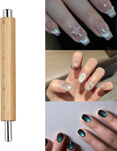 2-in-1 Cat Eye Gel Magnet Pen – 3D Magnetic Nail Art Tool