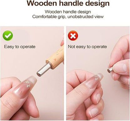 2-in-1 Cat Eye Gel Magnet Pen – 3D Magnetic Nail Art Tool