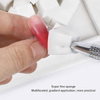 GV414 THR3E STROKES Nail Ombre Brushes, Sponge Holder Pen for Fade Gradient Ombre Nail Art Manicure