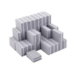 GV481 THR3E STROKES 50 Pcs Mini Buffers for Nails 180/100 Grit Buffer for Acrylic Nails, Blue, 100/180 Grit
