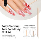 GV514 THR3E STROKES Gel Polish Liquid Latex for Nails: 7.5ML Simple Peel off Cuticle Guard for Nail Polish Nail Art Liquid Latex Barrier Protector Manicure Cuticle Protectors with Stick Gifts for Women