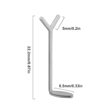 GV611 1PCS Heart Nail Magnet Cat Eye Magnet Y Shape Cat Eye for Nail Art | Manicure Accessories for Salon at Home, Prosthesis Solution and Nail Polish for Beginners and Experts (Small)