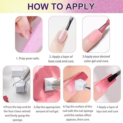 GV745 THR3E STROKES Solid Cream GelPolish Set, 9 Colors Pudding Gel Nail Polish Palette with Nail Brush, Nude Pink Orange Red Solid Gel Polish Nail Art Kit Soak Off Portable Gift for Girls/Friend DIY Home (F)