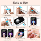 GV945 Rechargeable Professional Nail Drill Machine – Portable Electric Nail File with Digital Display & Speed Control