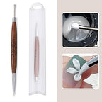 GV681 Double Tip Nail Art Pen with Wooden Handle – Gel Polish Brush