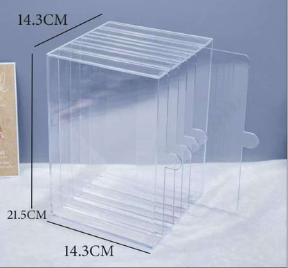 GV880 Nail Art Tip Box Storage & Acrylic Nail Display Stand Rack – Multi-Purpose Practice & Craft Tool
