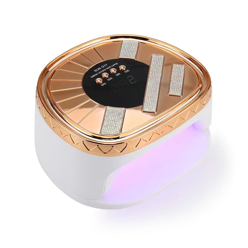 GV713 Sun G17 High Power UV LED Nail Lamp – Professional Gel Nail Dryer with Automatic Sensor & Multiple Timer Settings Color may Vary